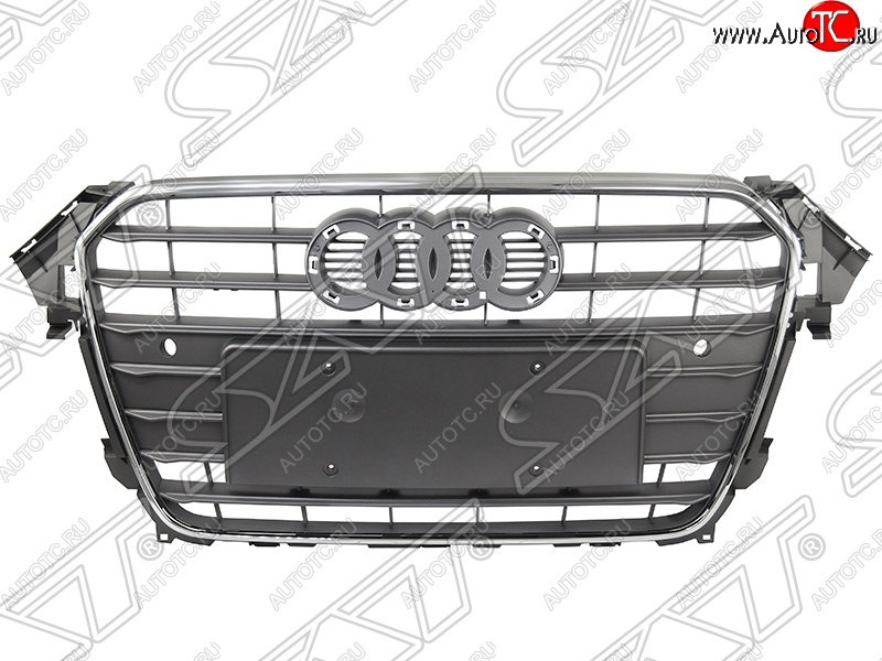 15 449 р. Решетка радиатора SAT  Audi A4  B8 (2011-2015) рестайлинг, седан, рестайлинг, универсал (Неокрашенная)  с доставкой в г. Санкт‑Петербург