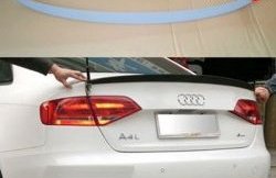 3 399 р. Лип спойлер АВТОКРАТ  Audi A4  B8 (2007-2011) дорестайлинг, седан (Неокрашенный)  с доставкой в г. Санкт‑Петербург. Увеличить фотографию 1