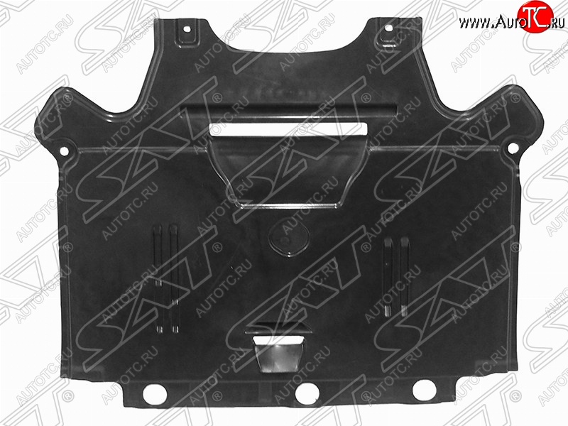 2 689 р. Защита двигателя SAT (задняя часть)  Audi A4  B8 (2007-2011) дорестайлинг, седан, дорестайлинг, универсал (Задняя часть)  с доставкой в г. Санкт‑Петербург