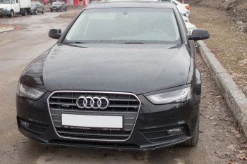 1 139 р. Реснички на фары KURAJ Audi A4 B8 дорестайлинг, седан (2007-2011) (Неокрашенные)  с доставкой в г. Санкт‑Петербург. Увеличить фотографию 3