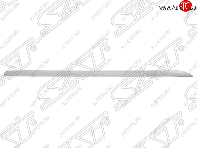 659 р. Левый молдинг на передний бампер SAT (хром)  Audi A6  C6 (2008-2010)  с доставкой в г. Санкт‑Петербург