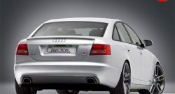 5 499 р. Лип спойлер Caractere  Audi A6  C6 (2004-2008) дорестайлинг, седан  с доставкой в г. Санкт‑Петербург. Увеличить фотографию 1