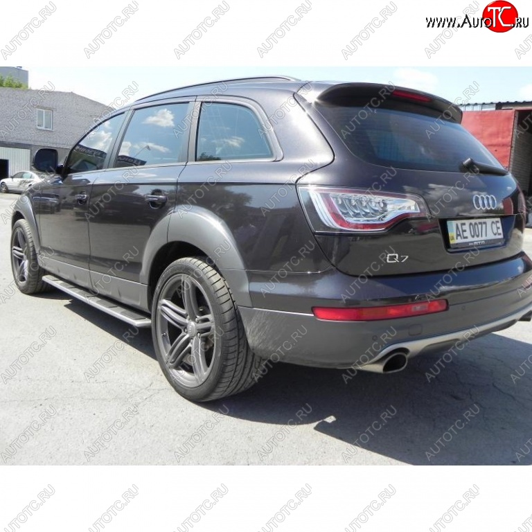 14 099 р. Накладки на колёсные арки NOBLE DESIGN Audi Q7 4L дорестайлинг (2005-2009) (Неокрашенные)  с доставкой в г. Санкт‑Петербург