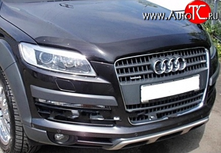 3 089 р. Дефлектор капота NovLine  Audi Q7  4L (2005-2009) дорестайлинг  с доставкой в г. Санкт‑Петербург