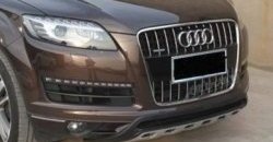 33 099 р. Накладка на передний бампер CT v2 Audi Q7 4L рестайлинг (2009-2015) (Неокрашенная)  с доставкой в г. Санкт‑Петербург. Увеличить фотографию 2