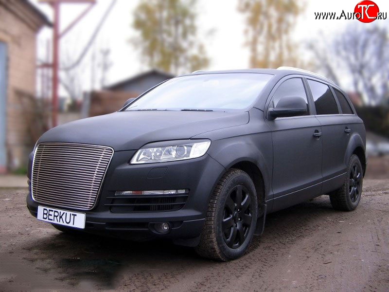 7 299 р. Декоративная вставка воздухозаборника Berkut Audi Q7 4L дорестайлинг (2005-2009)  с доставкой в г. Санкт‑Петербург