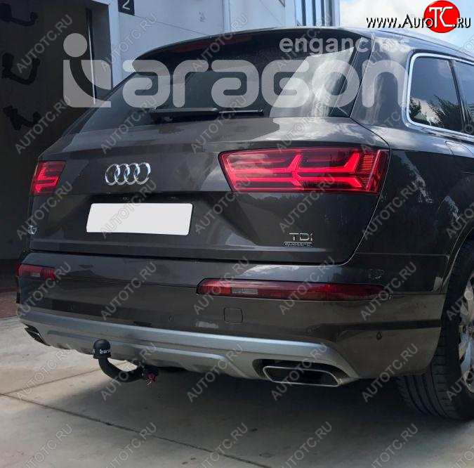 22 699 р. Фаркоп Aragon Audi Q7 4L дорестайлинг (2005-2009) (тип шара: V)  с доставкой в г. Санкт‑Петербург