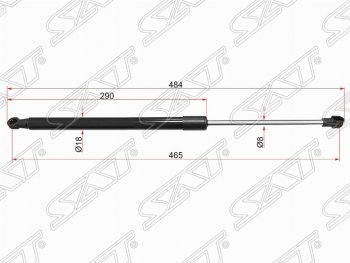 679 р. Упор крышки багажника SAT  BMW 1 серия ( F21,  F20) (2011-2020) хэтчбэк 3 дв. дорестайлинг, хэтчбэк 5 дв. дорестайлинг, хэтчбэк 3 дв. 1-ый рестайлинг, хэтчбэк 3 дв. 2-ой рестайлинг, хэтчбэк 5 дв. 2-ой рестайлинг  с доставкой в г. Санкт‑Петербург. Увеличить фотографию 1