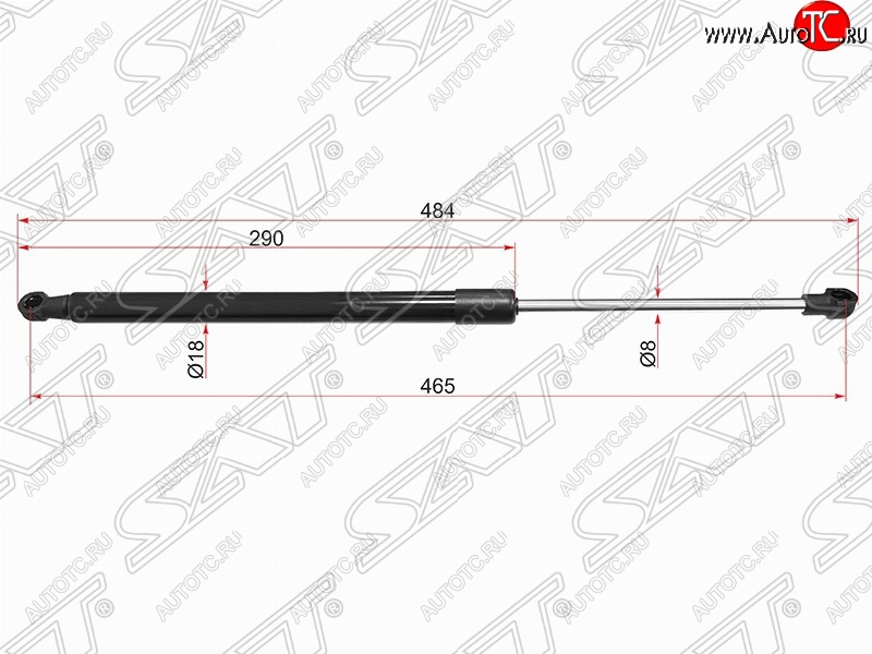 679 р. Упор крышки багажника SAT  BMW 1 серия ( F21,  F20) (2011-2020) хэтчбэк 3 дв. дорестайлинг, хэтчбэк 5 дв. дорестайлинг, хэтчбэк 3 дв. 1-ый рестайлинг, хэтчбэк 3 дв. 2-ой рестайлинг, хэтчбэк 5 дв. 2-ой рестайлинг  с доставкой в г. Санкт‑Петербург