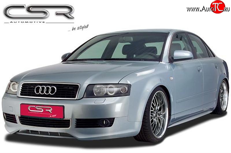 4 399 р. Накладка CSR на передний бампер Audi A4 B6 седан (2000-2006)  с доставкой в г. Санкт‑Петербург