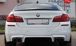 5 999 р. Лип спойлер М-Perfomance  BMW 3 серия  F30 - 5 серия  F10 (Черный матовый)  с доставкой в г. Санкт‑Петербург. Увеличить фотографию 3