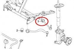 1 199 р. Полиуретановый сайлентблок передней подвески, поперечного рычага, внутренний Точка Опоры BMW X6 E71 дорестайлинг (2008-2012)  с доставкой в г. Санкт‑Петербург. Увеличить фотографию 2