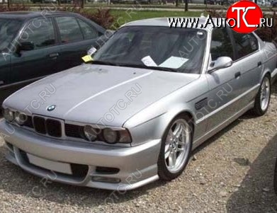 1 649 р. Реснички на фары CT v2 BMW 5 серия E34 седан дорестайлинг (1988-1994) (Неокрашенные)  с доставкой в г. Санкт‑Петербург