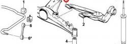 749 р. Полиуретановый сайлентблок задней подвески, нижнего рычага Точка Опоры  BMW 3 серия  E36 (1990-2000) седан  с доставкой в г. Санкт‑Петербург. Увеличить фотографию 2