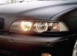 699 р. Реснички на фары Drive (нижние)  BMW 5 серия  E39 (1995-2003) седан дорестайлинг, седан рестайлинг (Неокрашенные)  с доставкой в г. Санкт‑Петербург. Увеличить фотографию 2