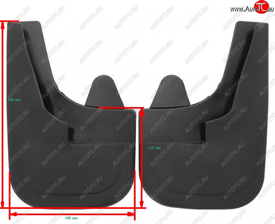 679 р. Универсальные передние брызговики (широкие) ПТП64 Uni4  Toyota Vellfire (2008-2015)  с доставкой в г. Санкт‑Петербург