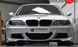 11 799 р. Передний бампер Prior Design BMW 3 серия E46 седан дорестайлинг (1998-2001) (Неокрашенный)  с доставкой в г. Санкт‑Петербург. Увеличить фотографию 1