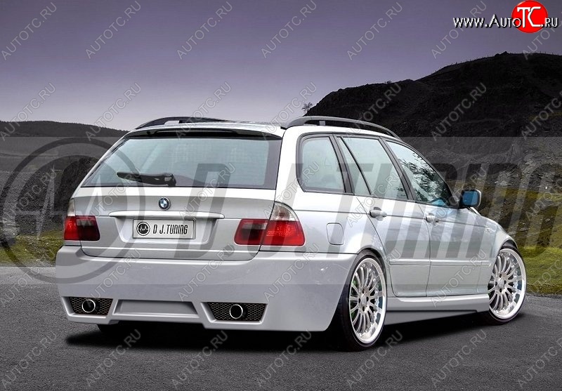 25 899 р. Задний бампер (универсал) D.J. BMW 3 серия E46 седан дорестайлинг (1998-2001)  с доставкой в г. Санкт‑Петербург