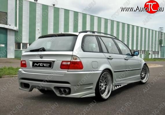 25 899 р. Задний бампер (универсал) NTC BMW 3 серия E46 седан дорестайлинг (1998-2001)  с доставкой в г. Санкт‑Петербург