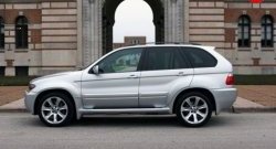 13 999 р. Пороги накладки с расширителями арок Aero BMW X5 E53 дорестайлинг (1999-2003)  с доставкой в г. Санкт‑Петербург. Увеличить фотографию 3