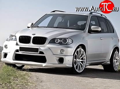 21 499 р. Передний бампер Hartge Style BMW X5 E70 дорестайлинг (2006-2010) (Неокрашенный)  с доставкой в г. Санкт‑Петербург