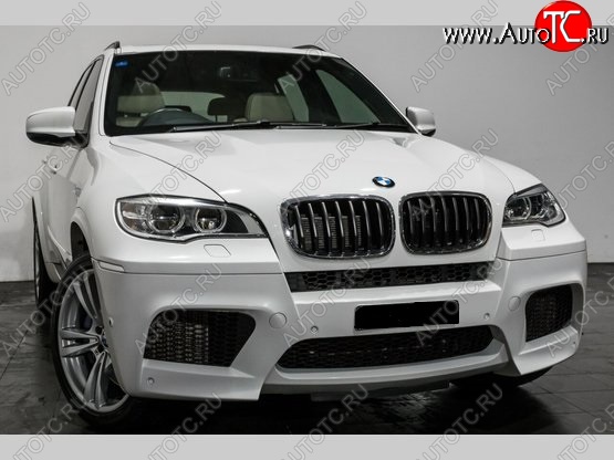 22 499 р. Передний бампер X5M STYLE BMW X5 E70 дорестайлинг (2006-2010) (Неокрашенный)  с доставкой в г. Санкт‑Петербург