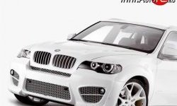 869 р. Реснички на фары M-VRS BMW X5 E70 рестайлинг (2010-2013) (Неокрашенные)  с доставкой в г. Санкт‑Петербург. Увеличить фотографию 2