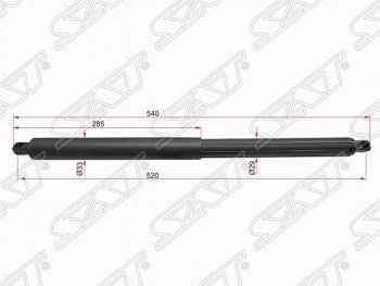 5 299 р. Упор крышки багажника SAT (газовый)  BMW X5  E70 (2006-2013) дорестайлинг, рестайлинг  с доставкой в г. Санкт‑Петербург. Увеличить фотографию 1