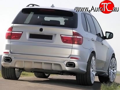 17 299 р. Задний бампер Hartge Style BMW X5 E70 дорестайлинг (2006-2010) (Неокрашенный)  с доставкой в г. Санкт‑Петербург