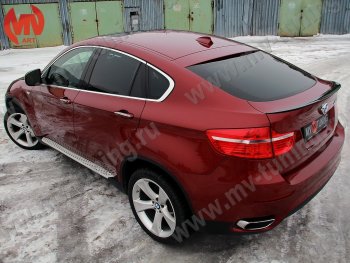 4 649 р. Лип спойлер Tuning-Sport BMW X6 E71 дорестайлинг (2008-2012) (Неокрашенный)  с доставкой в г. Санкт‑Петербург. Увеличить фотографию 2