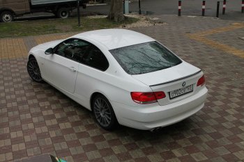 2 799 р. Лип спойлер  3 серия E92 (04-11) АВТОКРАТ  BMW 3 серия  E90 (2004-2008) седан дорестайлинг (Неокрашенный)  с доставкой в г. Санкт‑Петербург. Увеличить фотографию 1