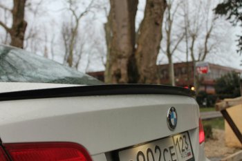 2 799 р. Лип спойлер  3 серия E92 (04-11) АВТОКРАТ  BMW 3 серия  E90 (2004-2008) седан дорестайлинг (Неокрашенный)  с доставкой в г. Санкт‑Петербург. Увеличить фотографию 3