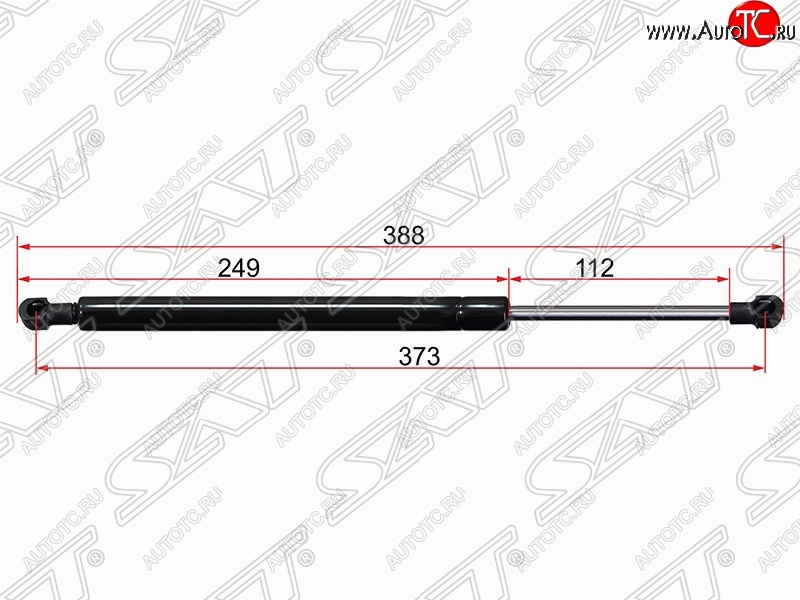 539 р. Упор крышки багажника SAT (газовый)  BMW 3 серия  E90 (2004-2008) седан дорестайлинг  с доставкой в г. Санкт‑Петербург