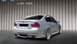 Задний бампер IMEX BMW 3 серия E90 седан дорестайлинг (2004-2008)