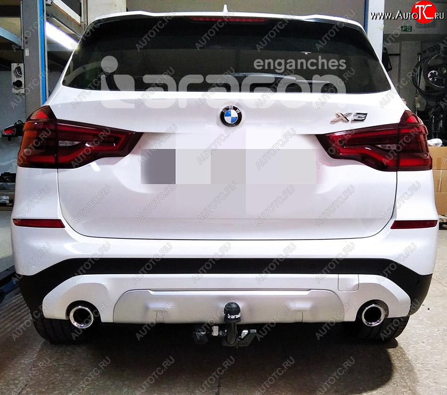 22 699 р. Фаркоп Aragon BMW iX3 G08 рестайлинг (2021-2025) (тип шара S (горизонтальный, легкосъемный))  с доставкой в г. Санкт‑Петербург