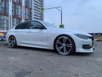 12 999 р. Юбка переднего бампера (Sport,Luxury, SE) INMAX  BMW 3 серия ( F30,  F31) (2012-2015) (Неокрашенный)  с доставкой в г. Санкт‑Петербург. Увеличить фотографию 9