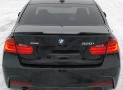 8 239 р. Лип спойлер BS v2 BMW 3 серия F30 седан дорестайлинг (2012-2015) (Неокрашенный)  с доставкой в г. Санкт‑Петербург. Увеличить фотографию 3