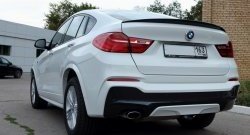 8 799 р. Лип спойлер BS BMW X4 F26 (2014-2018) (Неокрашенный)  с доставкой в г. Санкт‑Петербург. Увеличить фотографию 3