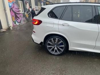 23 499 р. Диффузор заднего бампера М-Perfomance с элеронами  BMW X5  G05 (2018-2022) Inmax (цвет: черный глянец)  с доставкой в г. Санкт‑Петербург. Увеличить фотографию 3