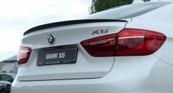 11 199 р. Лип спойлер BS BMW X6 F16 (2014-2020) (Неокрашенный)  с доставкой в г. Санкт‑Петербург. Увеличить фотографию 2