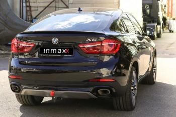 9 499 р. Лип спойлер M-Performance  BMW X6  F16 (2014-2020) (цвет: черный глянец)  с доставкой в г. Санкт‑Петербург. Увеличить фотографию 3