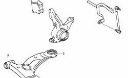 999 р. Полиуретановый сайлентблок нижнего рычага передней подвески (передний) Точка Опоры Toyota Wish XE10 дорестайлинг (2003-2005)  с доставкой в г. Санкт‑Петербург. Увеличить фотографию 2