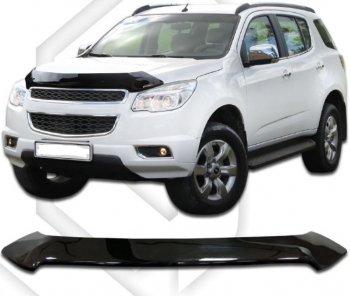 Дефлектор капота CA-Plastiс Chevrolet (Шевролет) Trailblazer (Трейлблэйзер)  GM800 (2012-2016) GM800 дорестайлинг