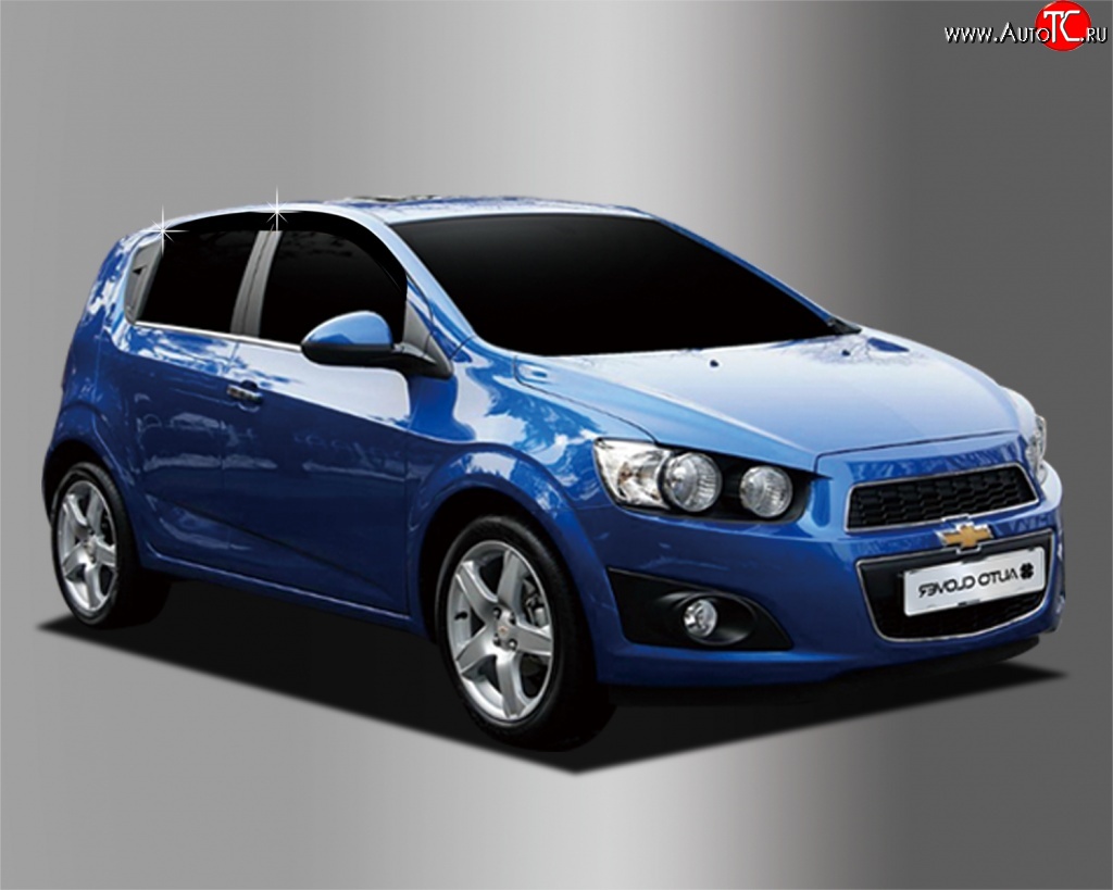 1 099 р. Дефлектора окон Avtoclover Chevrolet Aveo T300 хэтчбек (2011-2015)  с доставкой в г. Санкт‑Петербург