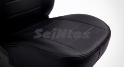 6 249 р. Чехлы для сидений SeiNtex (экокожа) Chevrolet Aveo T300 седан (2011-2015)  с доставкой в г. Санкт‑Петербург. Увеличить фотографию 5