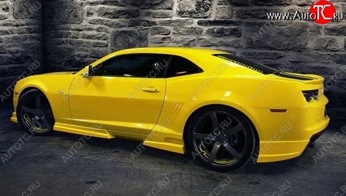 12 299 р. Клыки на задний бампер Tuning-Sport  Chevrolet Camaro (2008-2014) дорестайлинг (Неокрашенная)  с доставкой в г. Санкт‑Петербург