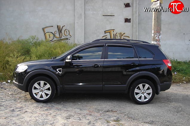 2 399 р. Дефлекторы окон (ветровики) Novline 4 шт. Chevrolet Captiva  дорестайлинг (2006-2011)  с доставкой в г. Санкт‑Петербург