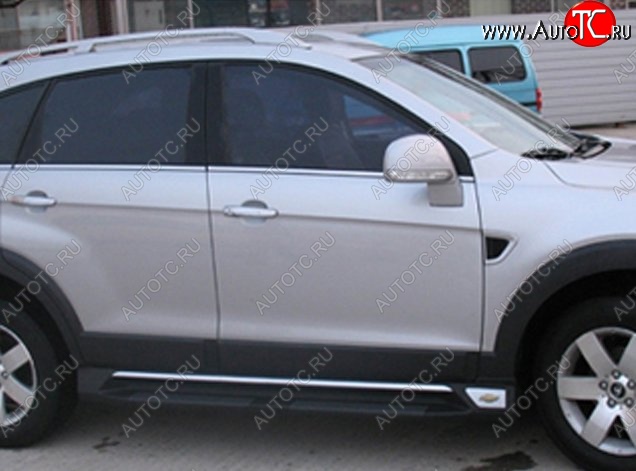 13 999 р. Пороги CT v2 Chevrolet Captiva  дорестайлинг (2006-2011)  с доставкой в г. Санкт‑Петербург