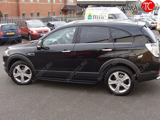 8 699 р. Пороги CT Chevrolet Captiva  дорестайлинг (2006-2011)  с доставкой в г. Санкт‑Петербург