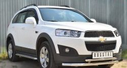 19 799 р. Широкая защита порогов (рестайлинг) Russtal Chevrolet Captiva 2-ой рестайлинг (2013-2016)  с доставкой в г. Санкт‑Петербург. Увеличить фотографию 3